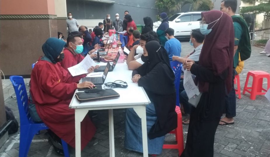 LDII dukung program pemerintah melalui acara Vaksinasi Booster di Bulan Ramadhan sebagai syarat mudik lebaran di tahun 2022. yang diadakan pada Kamis (14/4) di Masjid Miftachul Jannah.