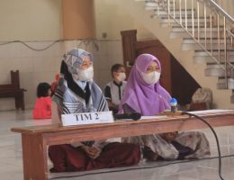 PC LDII Tambaksari lakukan monitoring hasil Kegiatan Belajar Mengajar (KBM) melalui Festival Anak Sholih (FAS) pada Minggu (4/9) di Masjid Sabilul Muttaqin.