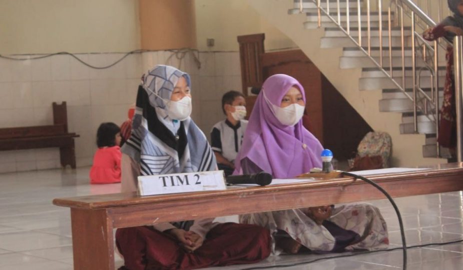PC LDII Tambaksari lakukan monitoring hasil Kegiatan Belajar Mengajar (KBM) melalui Festival Anak Sholih (FAS) pada Minggu (4/9) di Masjid Sabilul Muttaqin.