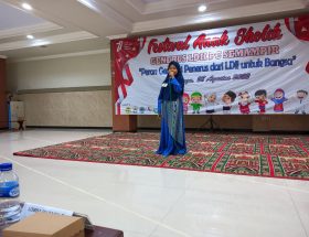 Peserta Festival Anak Sholih Remaja LDII PC Semampir pada Jumat (2/9).
