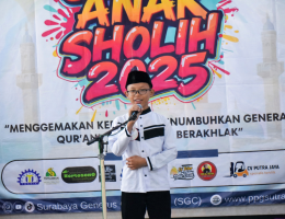 Gema Anak Sholih (GAS) pada Minggu (2812) Gedi Masjid Sabilul Muttaqin, Bronggalan.