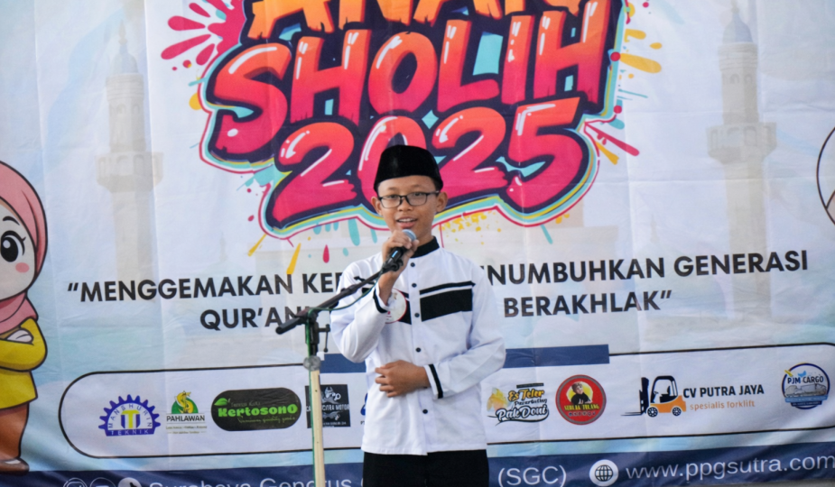 Gema Anak Sholih (GAS) pada Minggu (2812) Gedi Masjid Sabilul Muttaqin, Bronggalan.