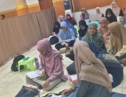 Remaja PAC LDII Bulak menggelar kegiatan Pengajian Akhir Tahun di Masjid Sabilurrosyidin