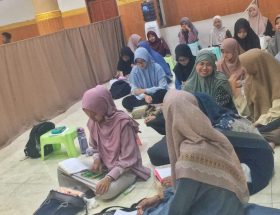 Remaja PAC LDII Bulak menggelar kegiatan Pengajian Akhir Tahun di Masjid Sabilurrosyidin